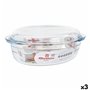 Casserole avec Couvercle Quttin 63095 verre 33 x 20 x 13 cm (3L + 1L)