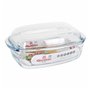 Casserole avec Couvercle Quttin 63096 verre 32,8 x 19,7 x 13 cm (3L + 