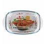 Casserole avec Couvercle Quttin 63096 verre 32,8 x 19,7 x 13 cm (3L + 