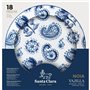 Assietes Santa Clara Noia 18 Pièces Porcelaine Ronde (2 Unités)