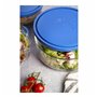 Boîte à lunch Borgonovo Igloo Bleu 2,2 L (6 Unités) (Ø 22cm)