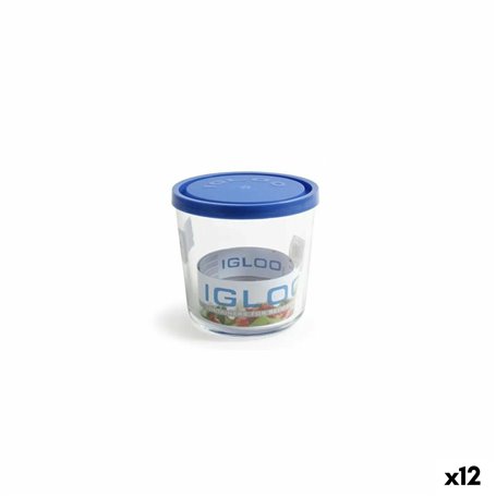 Bocal Borgonovo Igloo Bleu 800 ml (12 Unités)