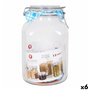 Pot en verre Borgonovo 33216 Hermétique Transparent 3,1 L 13 x 13 x 24