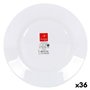 Assiette plate Bormioli Toledo Ø 25 x 2 cm (36 Unités)