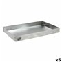 Moule rectangulaire VR Argenté Aluminium 34 x 22,5 x 3,5 cm (5 Unités)