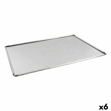 Plateau pour Four VR Argenté Aluminium Rectangulaire 40 x 28 x 0,5 cm 