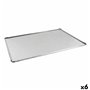 Plateau pour Four VR Argenté Aluminium Rectangulaire 40 x 28 x 0,5 cm 