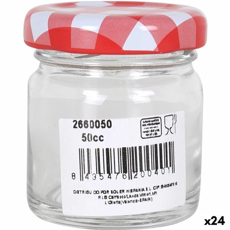 Bocal Mediterraneo   Transparent 50 ml verre (24 Unités)