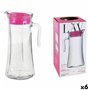 Carafe en Verre Transparent LAV LV-TRU140 PK0001RP (6 Unités) (1400 ml