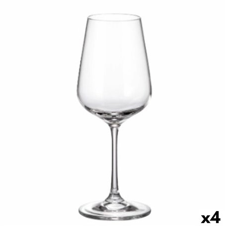 Set de Verres Bohemia Crystal Sira 360 ml Blanc 6 Pièces 6 x 8 x 22 cm