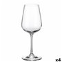 Set de Verres Bohemia Crystal Sira 360 ml Blanc 6 Pièces 6 x 8 x 22 cm