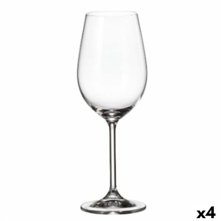 Set de Verres Bohemia Crystal Clara 350 ml Blanc 6 Pièces 6 x 8 x 22 c