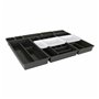 Range-couverts Tontarelli Bella Noir 10 Pièces 70 x 49,2 x 6,7 cm (4 U