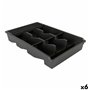 Range-couverts Tontarelli Bella plus Noir 43,6 x 28,7 x 7,13 cm (6 Uni