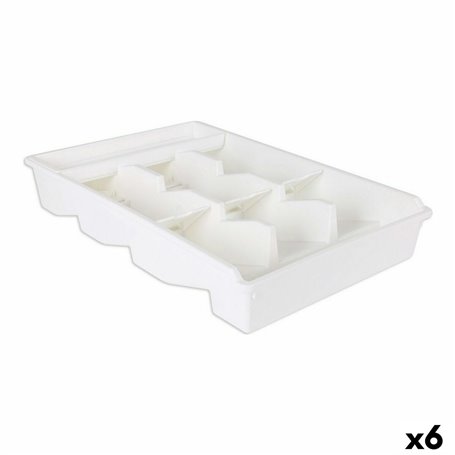 Range-couverts Tontarelli Bella plus Blanc 43,6 x 28,7 x 7,13 cm (6 Un