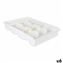 Range-couverts Tontarelli Bella plus Blanc 43,6 x 28,7 x 7,13 cm (6 Un