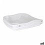 Draineur Dem Bloom Plateau Blanc 40 x 39 x 9,3 cm (6 Unités)