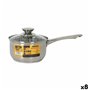 Casserole avec couvercle Inde New Neron Acier 33 x 17,5 x 10 cm (8 Uni