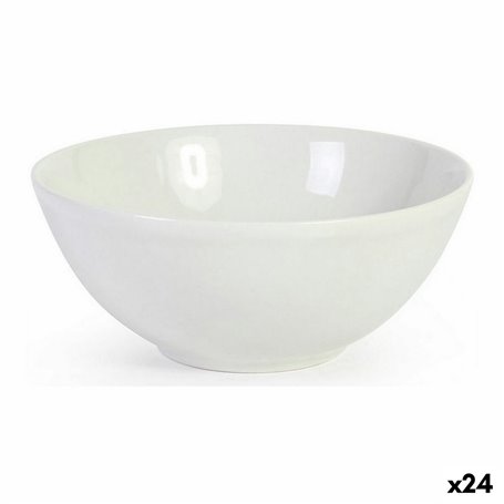 Bol La Mediterránea Monaco Céramique Blanc 16 x 7 cm (24 Unités)