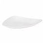 Assiette plate Inde Vedone Porcelaine Blanc 31 x 25 x 4 cm (6 Unités)