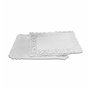 Set de plateaux alimentaires Algon Blanc Rectangulaire 4 Pièces 15 x 2