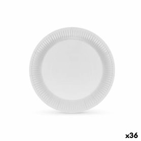 Service de vaisselle Algon Carton Produits à usage unique Blanc (36 Un