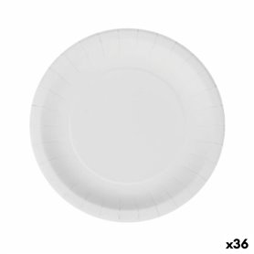 Service de vaisselle Algon Produits à usage unique Blanc Carton 20 cm 