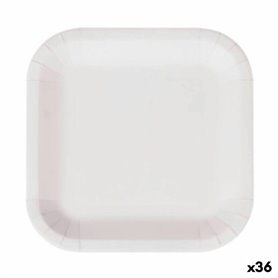 Service de vaisselle Algon Produits à usage unique Blanc Carton 26 cm 