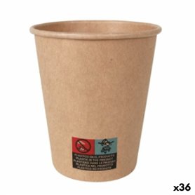 Set de Verres Algon Carton Produits à usage unique 36 Unités 250 ml (1