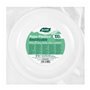 Lot d'assiettes réutilisables Algon Rond Blanc Plastique 25 x 25 x 2,5