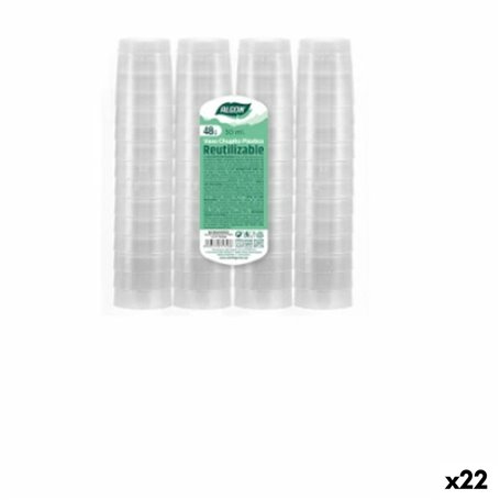 Ensemble de Verres à Liqueur Algon Réutilisable 28 Unités 30 ml (48 Pi