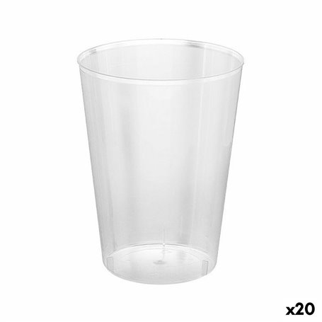 Lot de verres réutilisables Algon Transparent Cidre 20 Unités 500 ml (