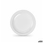 Lot d'assiettes réutilisables Algon Blanc Plastique 22 x 22 x 1,5 cm (