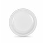 Lot d'assiettes réutilisables Algon Blanc Plastique 25 x 25 x 1,5 cm (