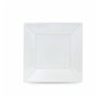 Lot d'assiettes réutilisables Algon Blanc Plastique 23 x 23 x 2 cm (24