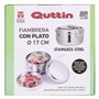 Panier-repas rond avec couvercle Quttin Acier inoxydable Acier 17 cm (