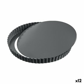 Moule amovible Quttin Noir Acier au carbone 24 x 2,8 cm (12 Unités)