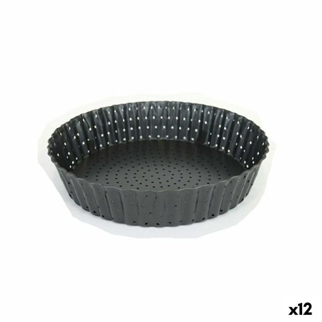 Moule à gâteaux Quttin Perforé Démontable 20 x 5 cm (12 Unités)