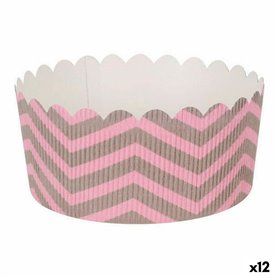 Moule à pâtisserie Quttin Rose 6 Pièces 12 x 6 cm (12 Unités)