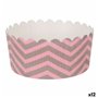 Moule à pâtisserie Quttin Rose 6 Pièces 12 x 6 cm (12 Unités)