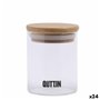 Bocal en Verre Transparent Quttin    6,5 x 9 cm Silicone 200 ml (24 Un