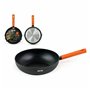 Wok Quttin Gastro Noir Orange 47 x 29 x 8 cm (6 Unités)