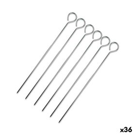 Ensemble de brochettes pour barbecue Wooow Métal 6 Pièces 20 cm (36 Un