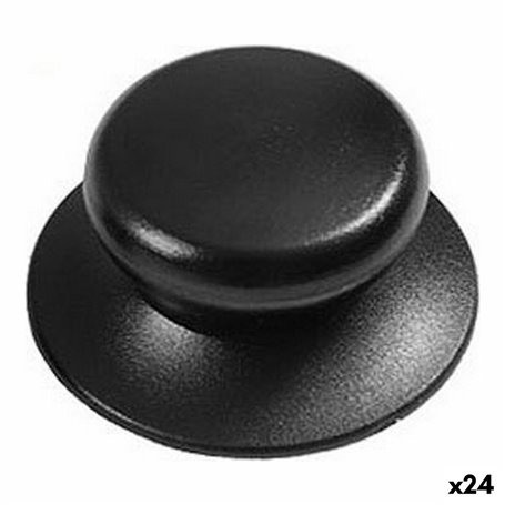 Pommeau 2 Unités Noir 6 cm (2 Pièces)