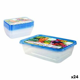 Ensemble de 10 Boîtes à Lunch Privilege 49786 500 ml Rectangulaire 17,