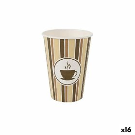 Set de Verres Algon Carton Café 40 Pièces 220 ml (16 Unités)