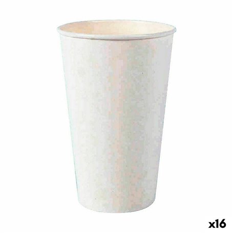 Set de Verres Algon Produits à usage unique Carton Blanc 15 Pièces 450