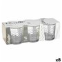 Set de Verres Ondes Transparent verre 265 ml (8 Unités)