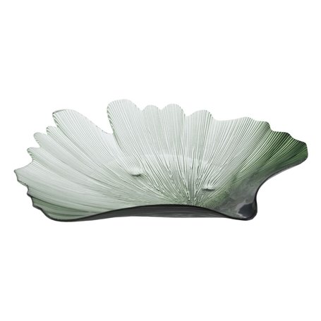 Plateau Vert Coquillage 48 cm