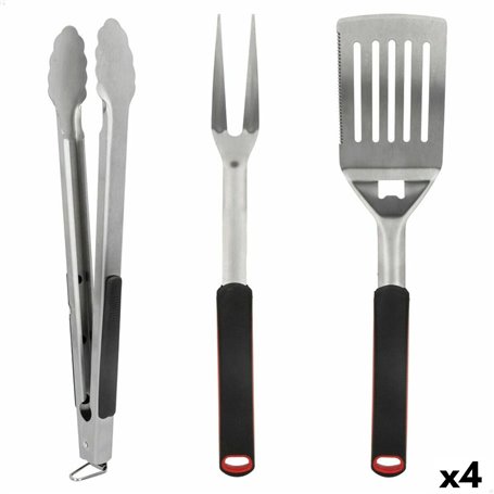 Set d'Ustensiles de Cuisine Aktive 3 Pièces Barbecue (4 Unités)